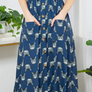 Cat midi dress