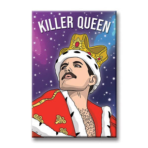Freddie Mercury illustrated magnet