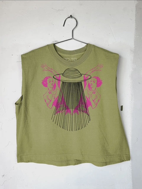 UFO ladies Heavy weight muscle Tee