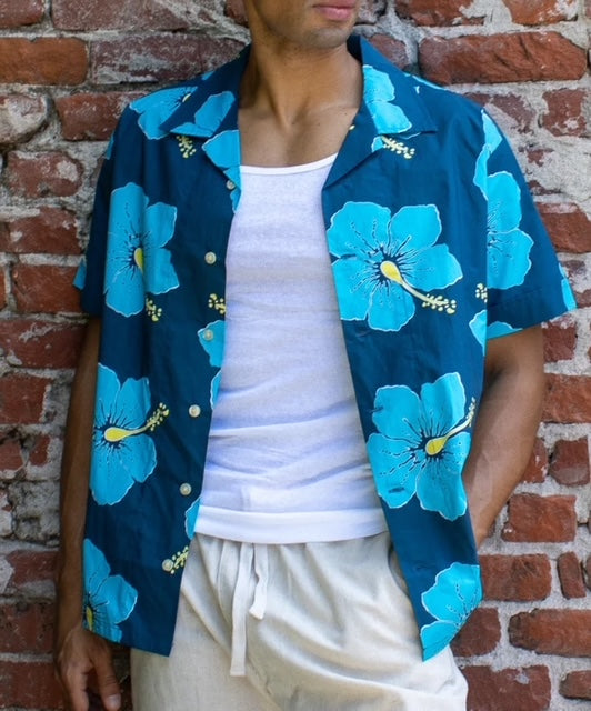 Blue Hibiscus shirts