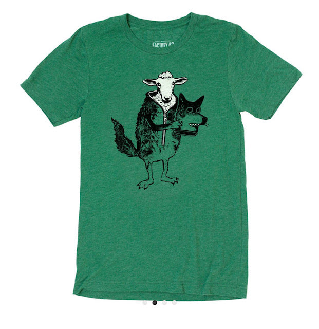 Sheep in wolf's T shirts