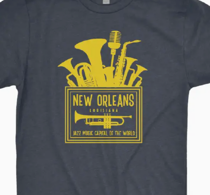 Nola Jazz capital T shirts
