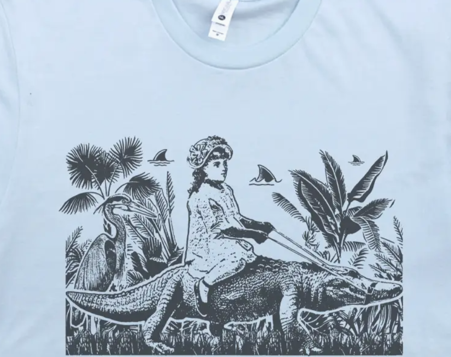 Alligator girl