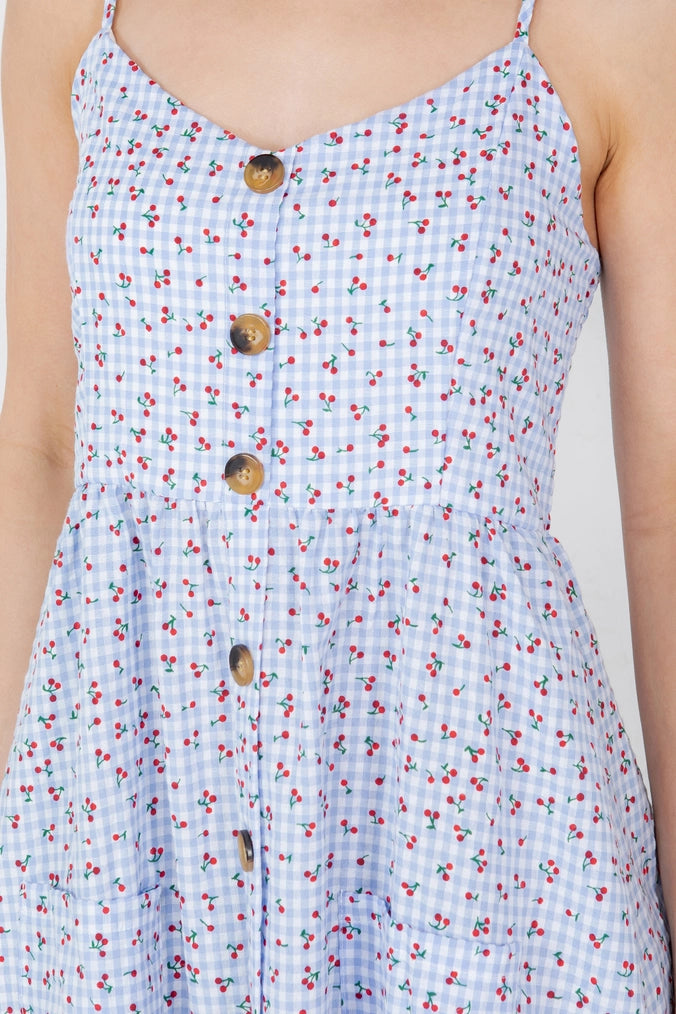 Cherry midi dress