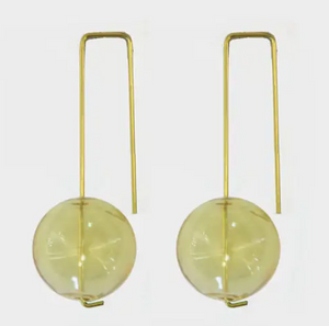Glass beads earring