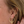 Meridian brass jacket earrings