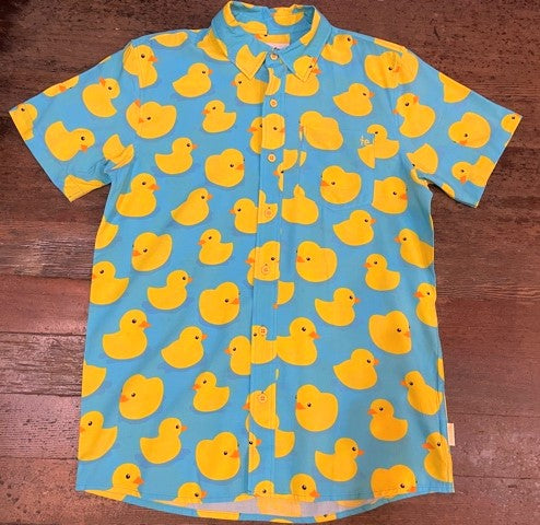 Rubber duckie button up shirts