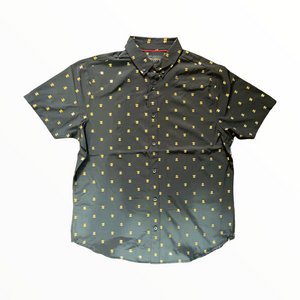 Bee foil print Slim fit shirts