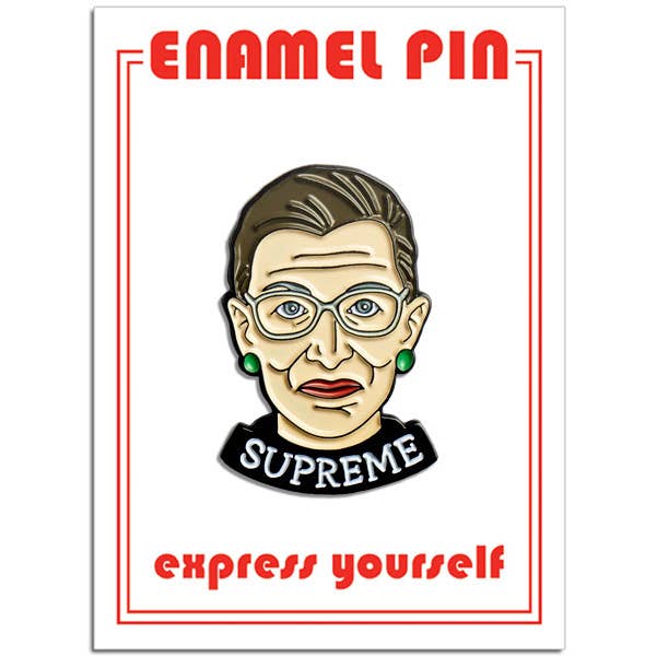 Ruth Badger Ginsburg Supreme pin