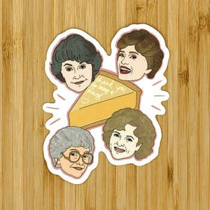 Golden girls sticker